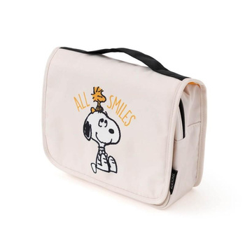 Snoopy - Travel cosmetic bag with hanging handle
