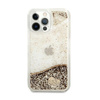 Guess Liquid Glitter Charms - iPhone 13 Pro Max Case (Gold)