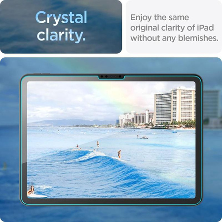 Spigen GLAS.TR EZ FIT - Edzett üveg iPad Air 11" készülékhez M3 (2025) / M2 (2024) (átlátszó)