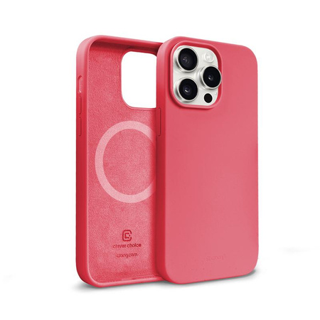Crong Color Cover Magnetic - iPhone 15 Pro MagSafe Case (Pink)