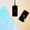 Guess Wireless Charging Base - Universelles kabelloses induktives Ladegerät, 5 W, 1 A (schwarz)