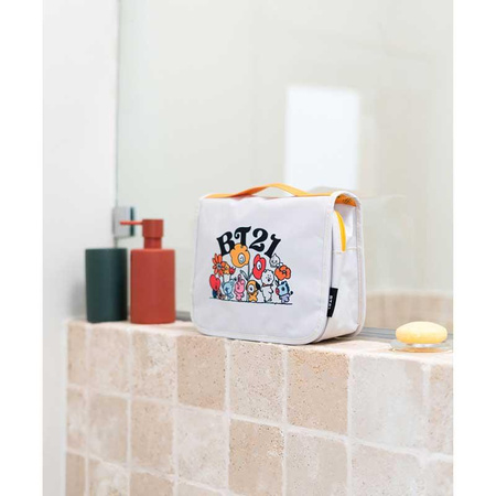 BT21 - Duża kosmetyczka podróżna z uchwytem do powieszenia