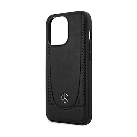 Mercedes Leather Urban Line - Tasche iPhone 15 Pro Max (Schwarz)