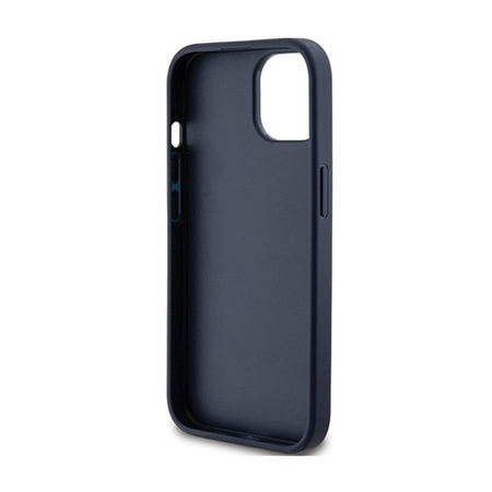 Guess 4G Triangle Metal Logo - Hülle für iPhone 15 (blau)