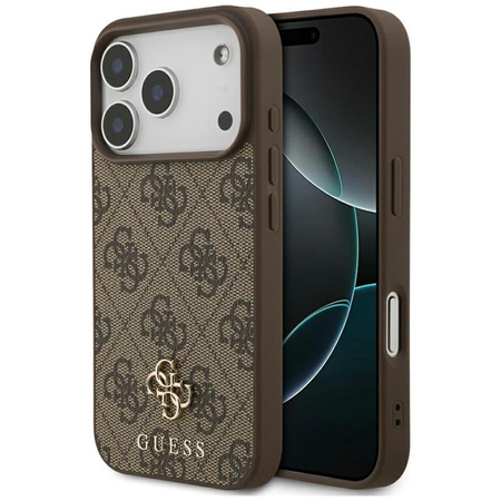 Guess 4G Small 4G and Classic MagSafe - Case for iPhone 17 Pro (brown)