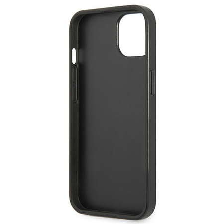 Guess Saffiano 4G Small Metal Logo - iPhone 13 mini Tasche (schwarz)
