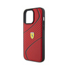 Ferrari Twist Metal Logo - iPhone 15 Pro Max Case (red)
