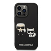 Karl Lagerfeld Ikonik 3D Karl & Choupette - iPhone 14 Pro Tasche (schwarz)