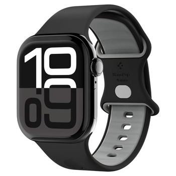 Spigen Nano Pop – Řemínek pro Apple Watch 44/45/46/49 mm (Černý Sezam)