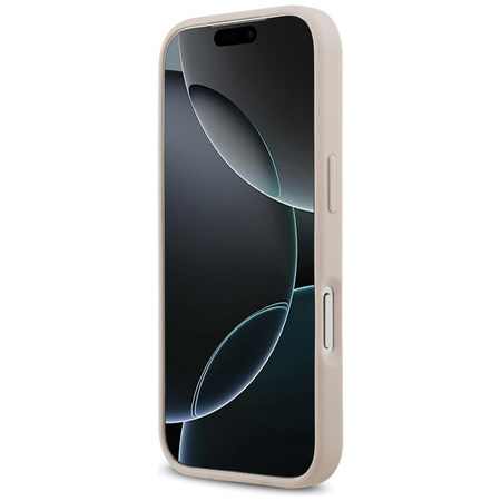 ETUI DO IPHONE 17 PRO do MAGSAFE GUESS ORYGINALNE RÓŻOWE SKÓRZANE MODNE