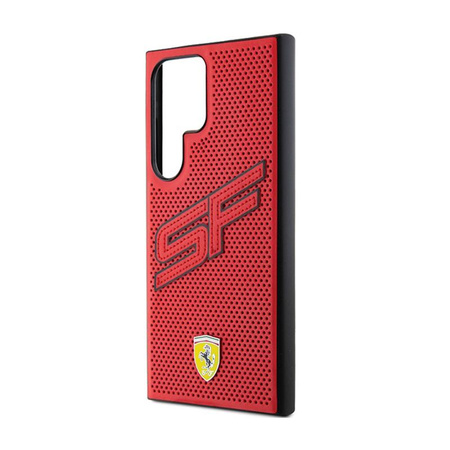 Ferrari Big SF Perforiert - Samsung Galaxy S24 Ultra Tasche (rot)