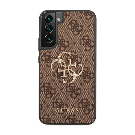Guess 4G Big Metal Logo - Samsung Galaxy S23+ Case (brown)