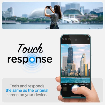 Spigen GLAS.TR EZ FIT Privacy 2-Pack - Tempered glass with privacy filter for Google Pixel 9 Pro XL 2 pcs