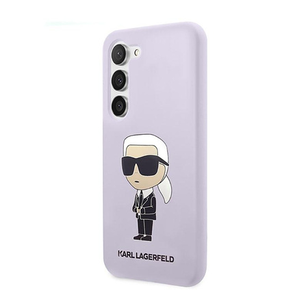 Karl Lagerfeld Silicone NFT Ikonik - Etui Samsung Galaxy S23 (fioletowy)