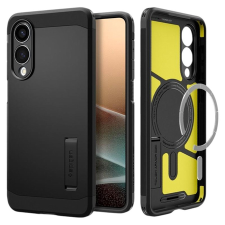 Spigen Tough Armor MagSafe - pouzdro pro Samsung Galaxy S25 Edge (černé)