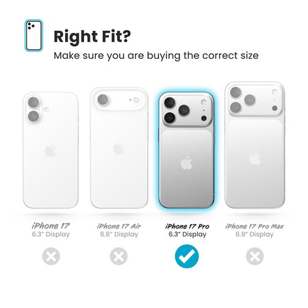 Speck Presidio2 Grip ClickLock & MagSafe - iPhone 17 Pro tok (fekete / palaszürke / fehér)