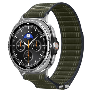 Spigen WBF0 Band - Szíj Samsung Galaxy Watch 8 / 8 Classic 40 / 44 / 46 mm-hez (Zöld)