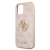 Guess 4G Big Metal Logo - Etui iPhone 12 / iPhone 12 Pro (różowy)