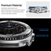 Spigen Bezel Tune Pro Pilot - Tok / Védőgyűrű Samsung Galaxy Watch 8 Classic 46 mm-hez (Ezüst)