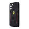 Ferrari Carbon Contrast Edges - Etui Samsung Galaxy S23+ (noir)