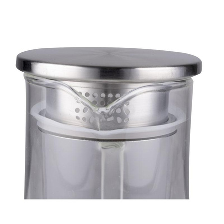 Alpina - Carafe avec poignée en verre borosilicate 1,4 l