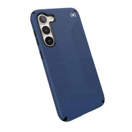 Speck Presidio2 Grip - Rutschfeste Hülle für Samsung Galaxy S23+ (Küstenblau/Schwarz)