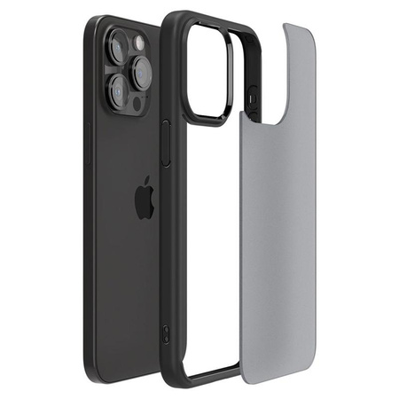 Spigen Ultra Hybrid - Schutzhülle für iPhone 15 Pro (Frost Black)