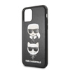 Karl Lagerfeld Embossed Case Karl & Choupette - Etui iPhone 11 Pro (Black)