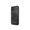 Tvrdé pouzdro Guess Marble Tempered Glass - pouzdro pro iPhone 11 (černé)