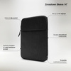 Incase Crosstown Sleeve s Woolenexem - pouzdro na MacBook Pro 14" (M4/M3/M2/M1/2024-2021) (černé)