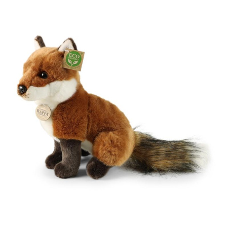 Rappa - Plüss valósághű kabala Fox ül 27 cm Környezetbarát