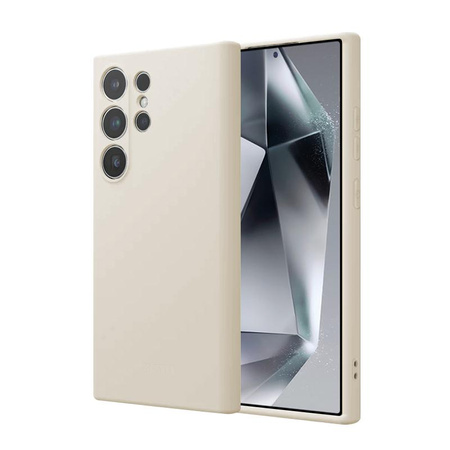 Crong színes tok - Samsung Galaxy S24 Ultra tok (bézs)