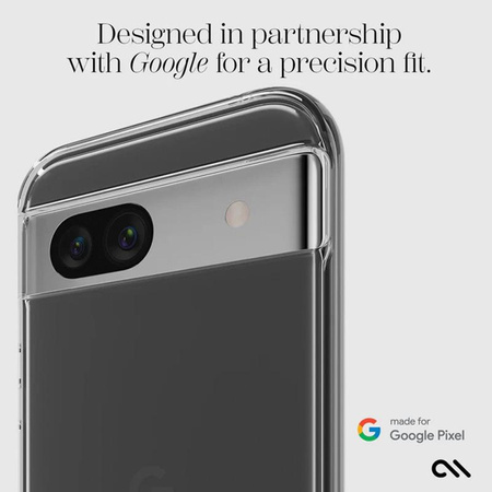 Case-Mate Signature Clear - Google Pixel 8A Gehäuse (Transparent)
