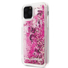 Karl Lagerfeld Glitter Liquid Floatting Charms - Coque iPhone 11 Pro (Floatting Charms rose)