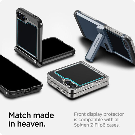 Spigen Glas.TR EZ Fit 2-Pack - Gehärtetes Glas für Samsung Galaxy Z Flip 6 / 7 FE (2 Stück)