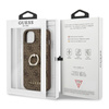 Guess 4G Ring Case - iPhone 13 mini case (brown)