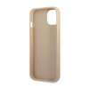 Guess Saffiano Triangle Logo Case - Case for iPhone 13 mini (Beige)