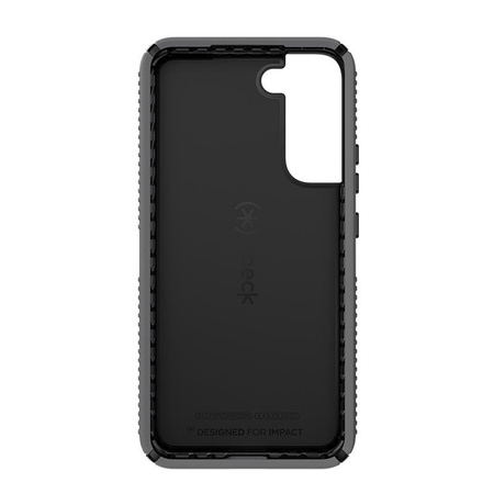 Speck Presidio2 Grip - Samsung Galaxy S22+ Case with MICROBAN Coating (Graphite Grey/Black)