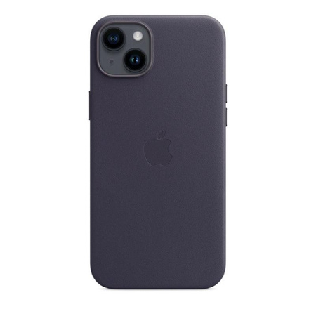 Apple Leather Case - Bőr tok MagSafe-rel iPhone 14 Plus készülékhez (Tinta)