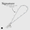 Kate Spade New York Universal Phone Charm Wristlet - Uniwersalna smyczka do telefonu (Dazzle Chain Silver)