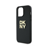 Courroie de poignet DKNY Stock Logo - Coque iPhone 14 Pro Max (noir)