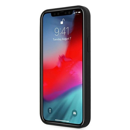 Karl Lagerfeld Silicone Stack Logo - pouzdro pro iPhone 12 / iPhone 12 Pro (černé)