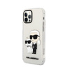 Karl Lagerfeld IML Glitter NFT Karl & Choupette - Coque iPhone 12 / iPhone 12 Pro (Transparente)