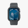 Spigen Rugged Armor Pro - Bracelet avec étui pour Apple Watch 4/5/6/7/8/9/SE 44/45 mm (Gris foncé)