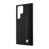 BMW Leather Textured & Stripe - Etui Samsung Galaxy S23 Ultra (czarny)