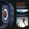 Spigen Rugged Armor - Gehäuse für Apple Watch Ultra 1/2 49 mm (Marineblau)