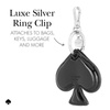 Kate Spade New York Charm Keychain – Schutzetui Schlüsselanhänger für Apple AirTag (Pik)