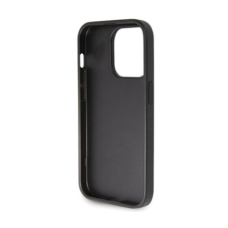 Guess Glitter Script Big 4G - iPhone 14 Pro Max Tasche (schwarz)