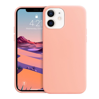 Crong Color Cover - Coque pour iPhone 12 Mini (Sand Pink)