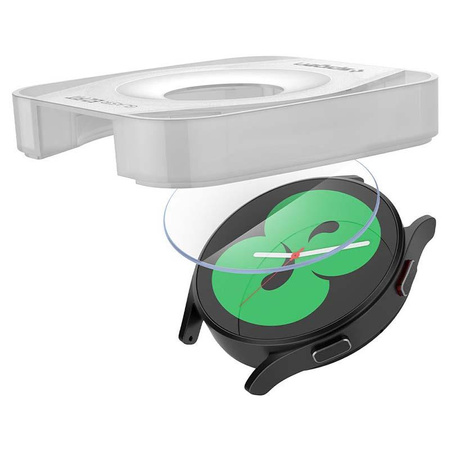 Spigen GLAS.TR EZ FIT 2-Pack - Tvrzené sklo pro Samsung Galaxy Watch 4 / 5 40 mm (2 ks)